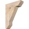 Ekena Millwork Traditional Slat Smooth Bracket, Douglas Fir, 3 1/2"W x 14"D x 18"H BKT04X14X18TRA06SDF - alternate 1